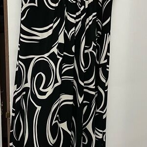 Cleo Black and White Swirl Dress